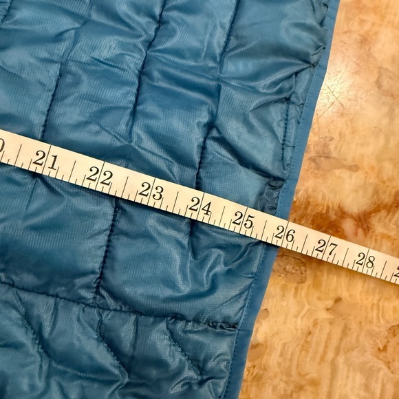 Patagonia Womens Nano Puff Hooded Jacket Blue Insulated Quilted Zip Pockets M - Picture 5 of 5
